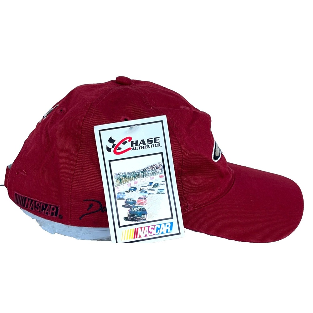 Vintage Dale Earnhardt Jr Hat Cap Strap Back Budweiser Nascar Racing Y2K BUD NOS - Picture 4 of 10